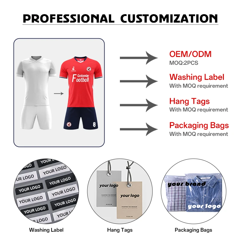 China Made Soccer Uniform Set Football Team Customization Soccer Jersey