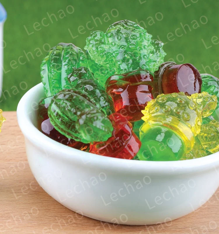Hot Selling Cactus Shaped 3D 4D Candy Soft Candy Fruit Flavor Gummy Candy