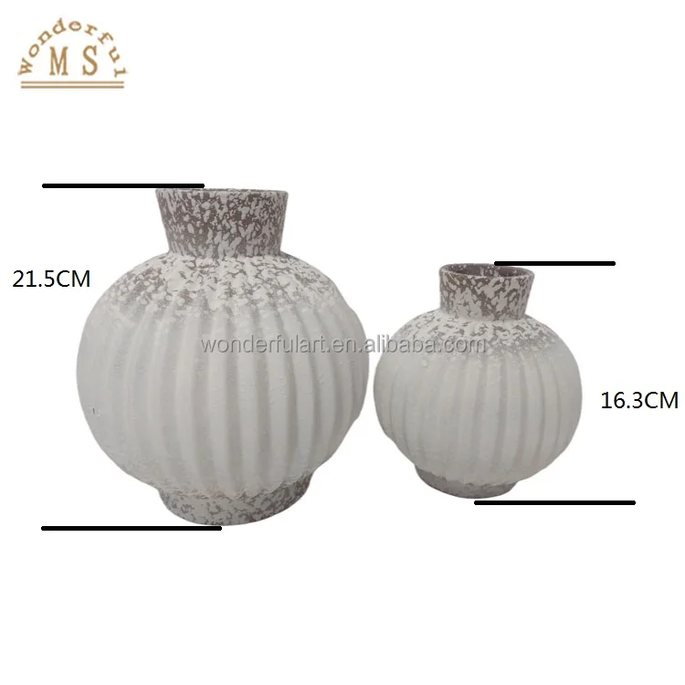 Creative Nordic White Bubble Glazed Vase Ceramic Porcelain for Household Hotel Home Luxury Ins Accessories Customized Europe