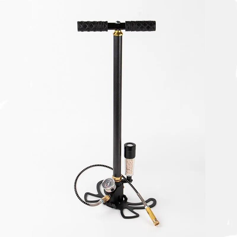 High Pressure Hand Pump with Filter Paintball Hunting Accessories Bomb Pompa Manual Pumps 4500 psi 310 bar with Dry Pack