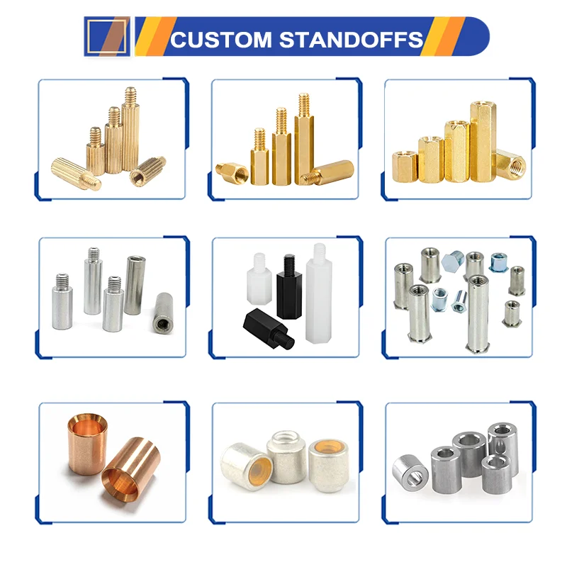 M3 M4 M6 Female Threaded Rod Tube Brass Stainless Steel Bushing Aluminum Standoff Spacer
