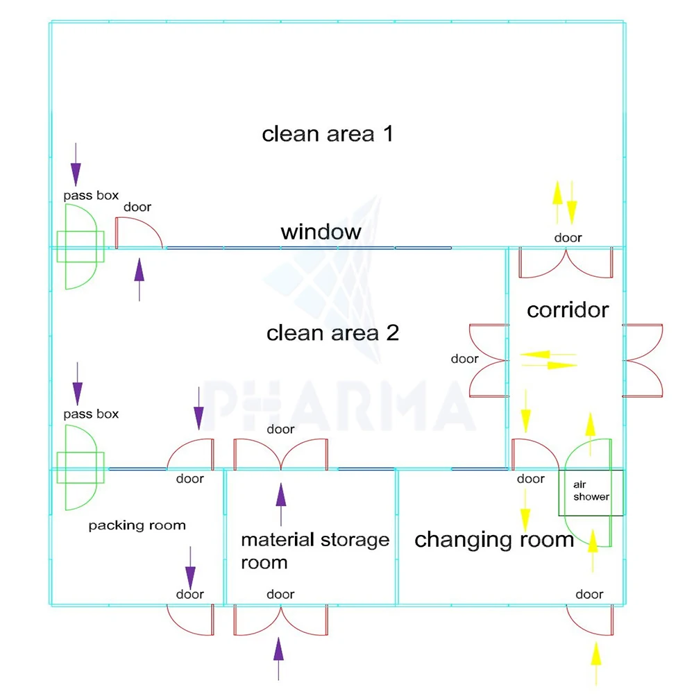 product-2022 prefabricated cleanroom class 100000 modular clean room-PHARMA-img