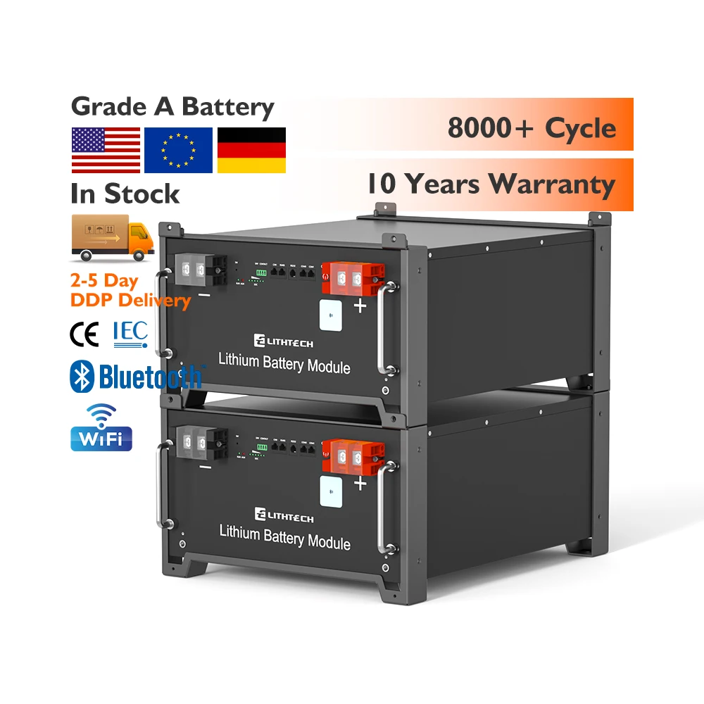 Pylon Tech 48v 51.2v 100 Ah 100ah 100a 200ah 300ah Lifepo4 Lithiom Ion Litio Energy Storage System Battery Solar