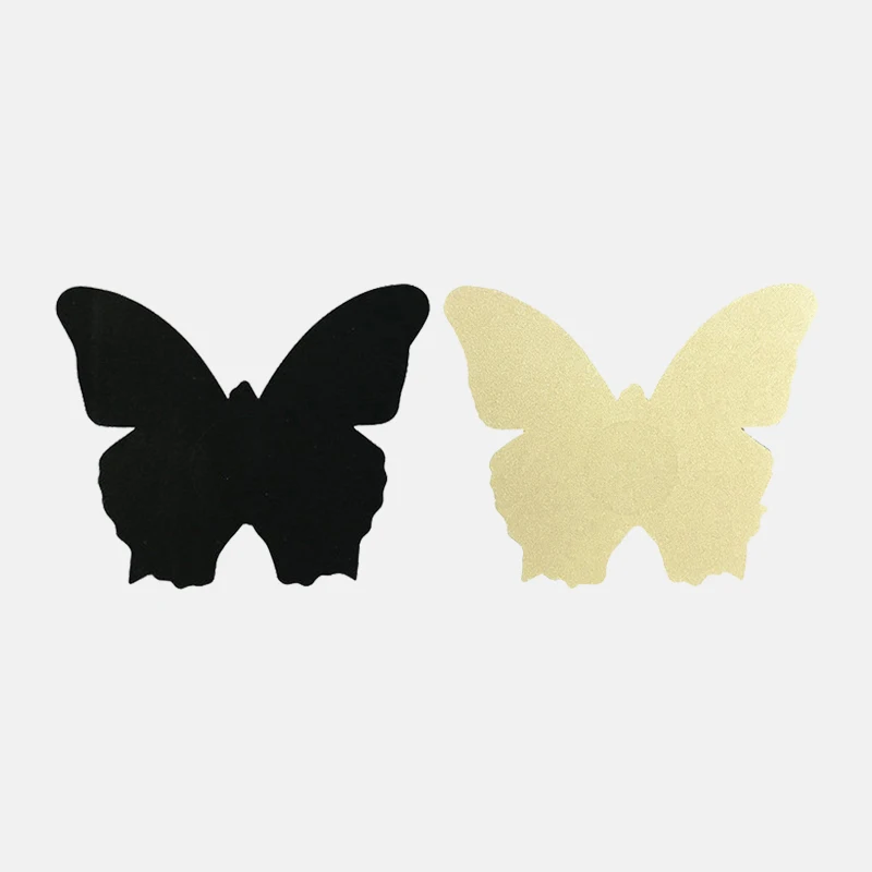 JOGOGO Wholesale Customize Disposable Nipple Cover Butterfly Shape Invisible Backless Breathable Nude Nipple Pasties for Girl