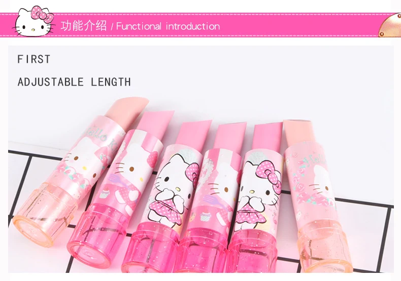 Topsthink Hello Kitty Lipstick Design Student Eraser Rubber Children