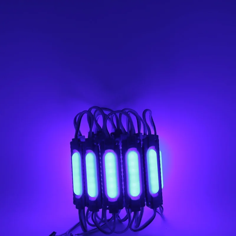 Blue LED Module Advertising Injection PVC IP65  Capsule Lens Back Light for Blister Character 6 Leds 2W SMD 5730 Module 12V