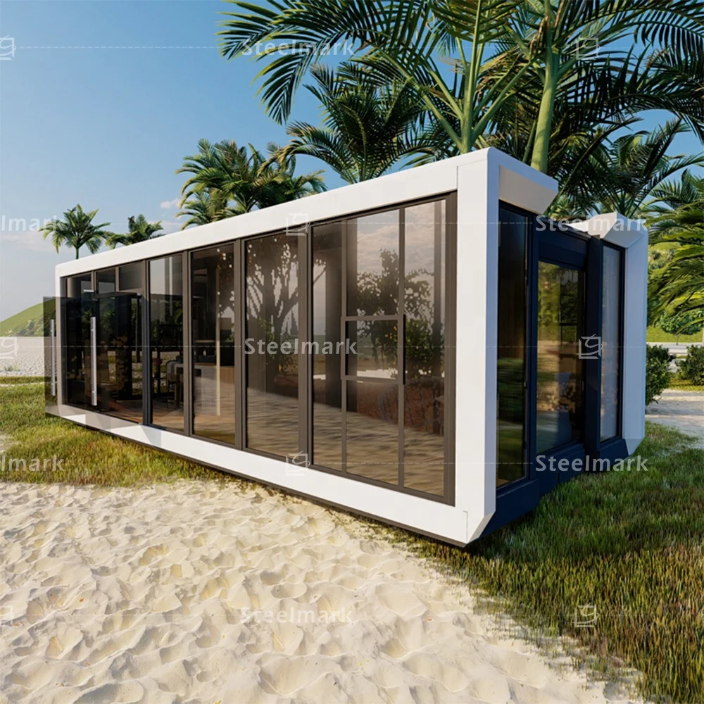 Outdoor Prefab House Living and Working Apple Cabin Modular Design ...