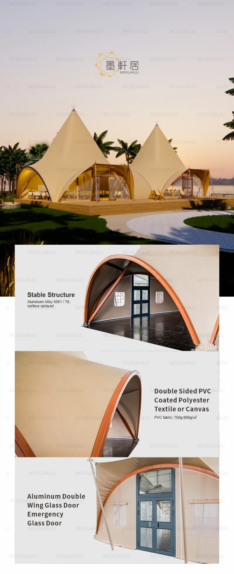 Outdoor Large Camping Teepee Wedding Party Tents For Sale Canada Buy Teepee Yurt Glamping Tent