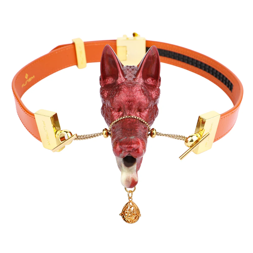 SM Mouth Sex Toy Dog Gag for Couple Adjustable Strap on Mouth Gag With  Leather