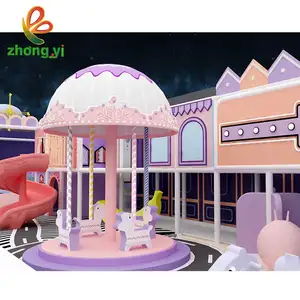 High Quality Kids Theme Park Play Area Play Center Indoor Playground with Big Slides