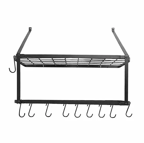 2 круглый Ланч-бокс настенный металлический кастрюлю стеллаж для выставки товаров посуда хранения