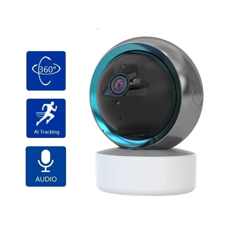 Innotronik Tuya Wifi Smart Home Camera Indoor Baby Monitor Camera Mini Camera 360 Degree Wireless CCTV