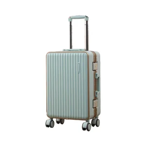 Designer PC Modern Style 3-Piece Ultra-Lightweight Luggage Set 20 24 28 Inch Carry-On Bag Spinner Caster for Business Leisure