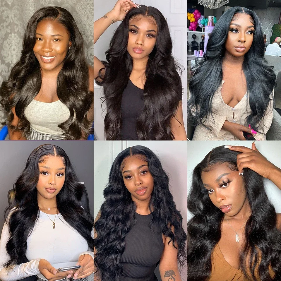 30 Inch Body Wave Lace Frontal Wig Transparent Lace Front Human Hair Wigs For Women Remy Peruvian Raw Wavy Pre Plucked_voghion.com