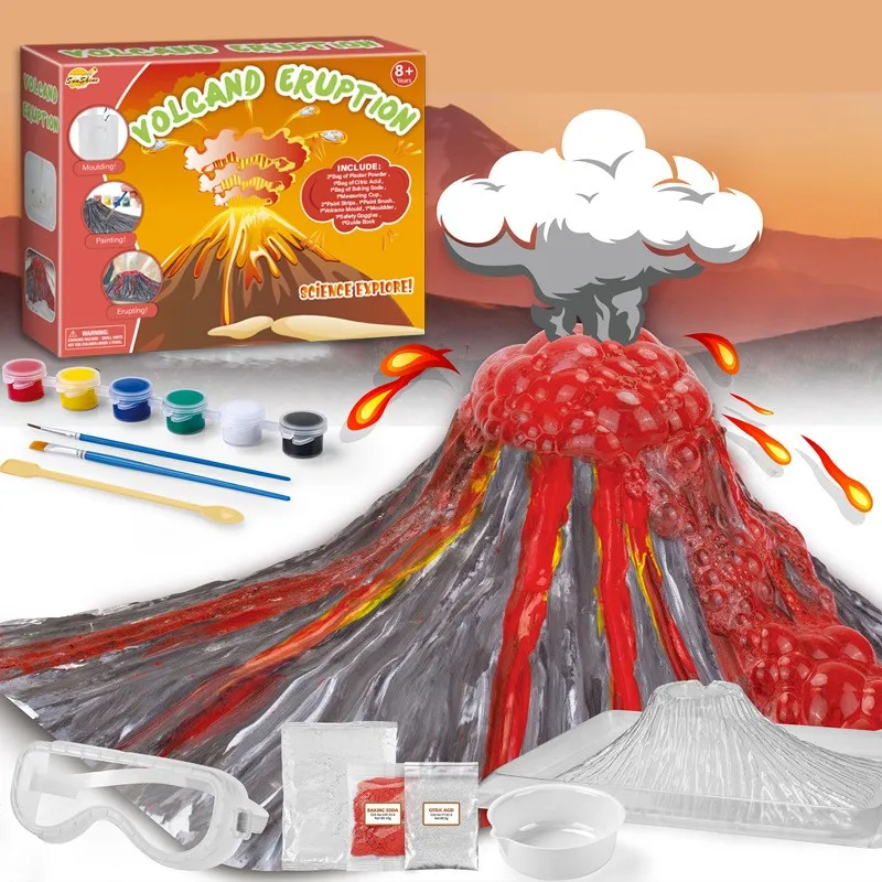Amazing Diy Chemistry Experiment Lab Kit Kids DIY Volcano Eruption ...