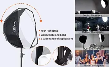 GODOX 32"/ 80cm Umbrella Octagon Portable Softbox Reflector for Studio Photography Speedlite Flash product image