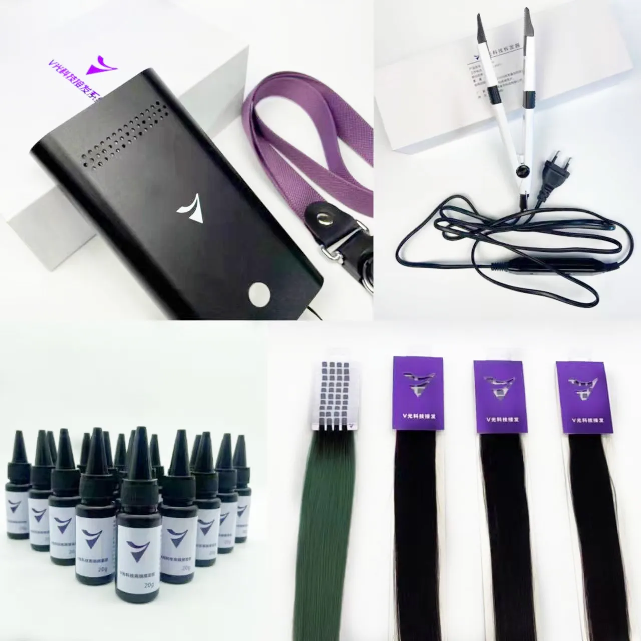 Factory Wholesale Price V Light Ultrasonic High Technology Hair Extension  Machine Used For Glue Mini Tip Hair Extensions - Buy V Light Ultrasonic  High