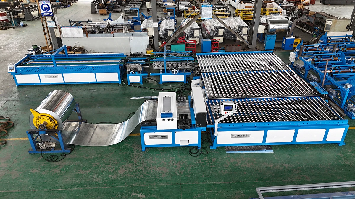 HVAC Duct Forming Machine Automatic Production Line 5 Square ...