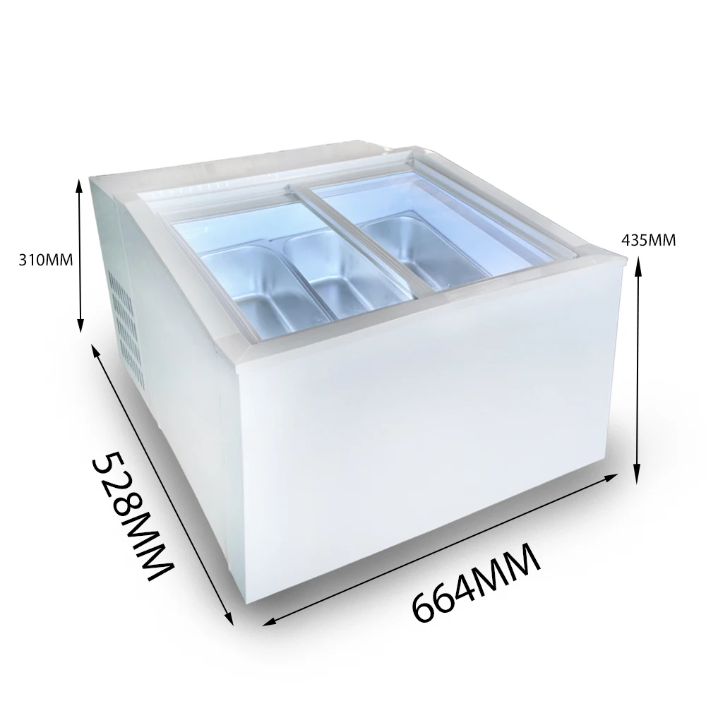 Настольный мини-холодильник, витрина для кофейни, витрина для мороженого, морозильная камера для мороженого, морозильная камера для ресторана