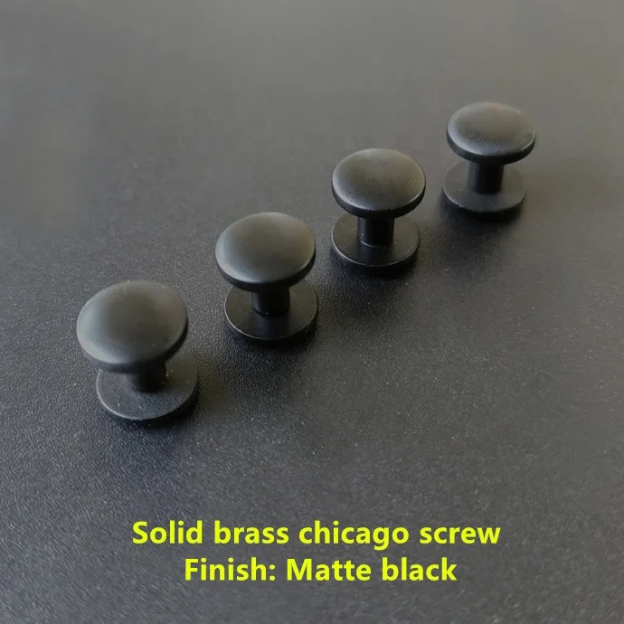 Заводская оптовая продажа Твердый латунный винт для ремонта кожаных