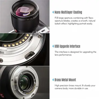 Hot Sales Viltrox (For Fuji X Mount)  Auto Focus Standard Prime Lens Portrait Lens for Fujifilm detail image