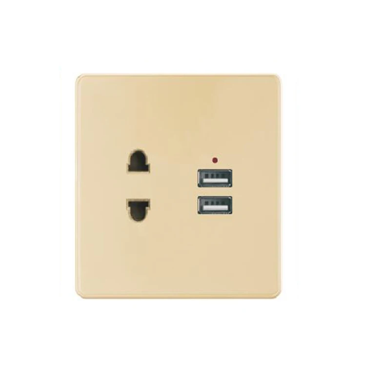 2*5 Pin MF Неоновые Настенные включен розетка с 2 Usb порта