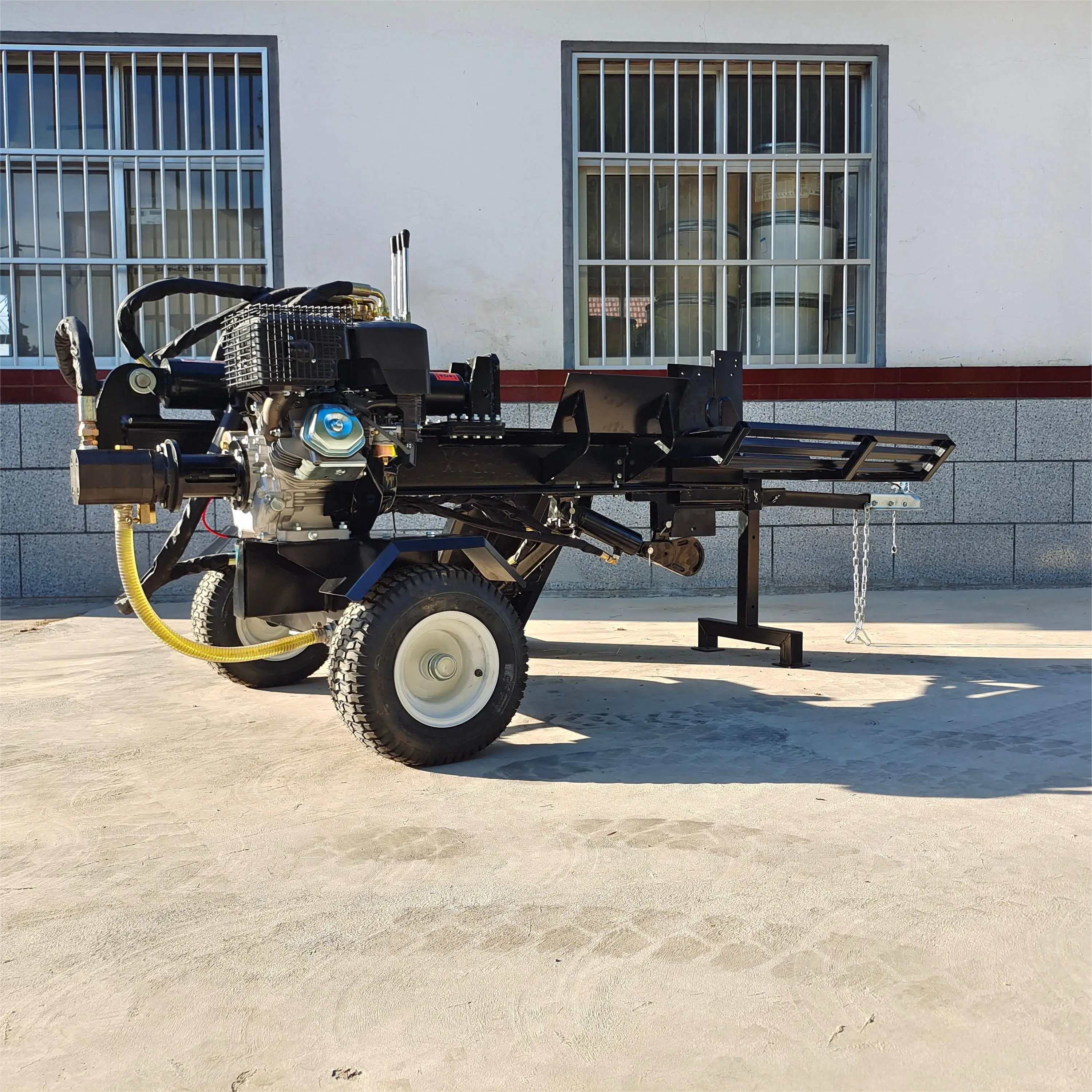 LWS610-35T/30T/20T Firewood Processing Machines Log Splitter Gasoline Hydraulic Log Splitter for Wood