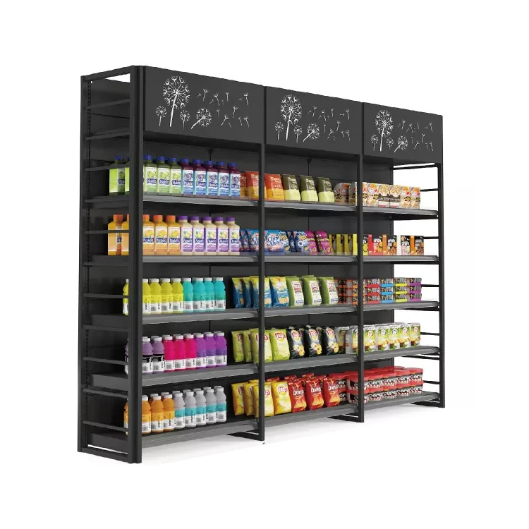 Factory Direct Supply Retail Store Display Racks Wood Gondola Shelving for Sale