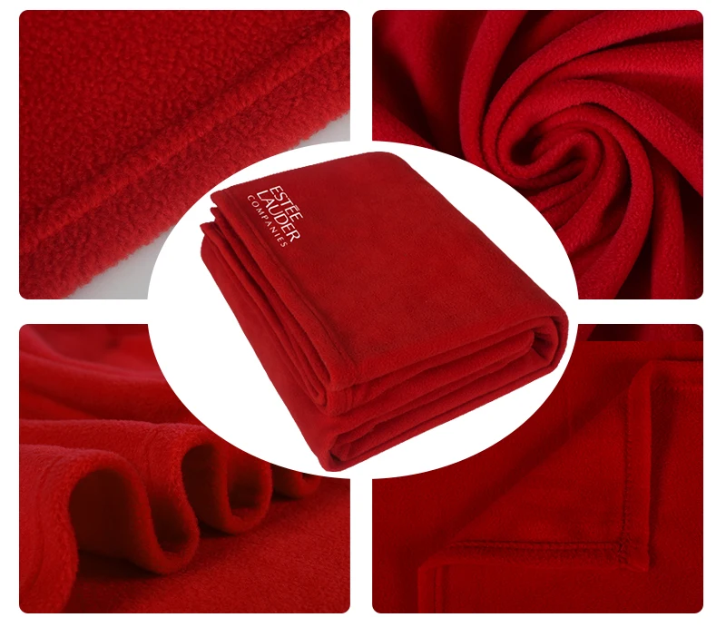 High Quality Polar Fleece Two Side Brush Cozy Soft Customized Logo
