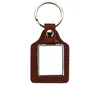 PU Back Keychain Rectangle
