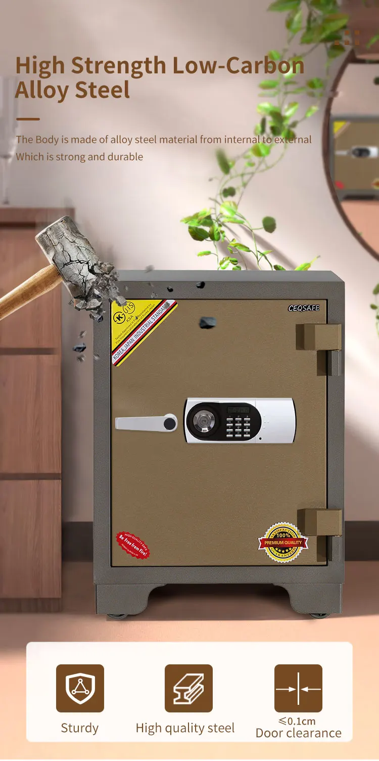 CEQSAFE 2 Hour Home Fireproof Security Safe Box for Sale New Fire Proof Digital Safe details