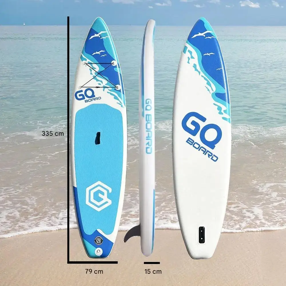 サーフィン・ボディボード supboard Inflatable SUP Board - GQ SW BOARD SUP for Swimming & Surfing