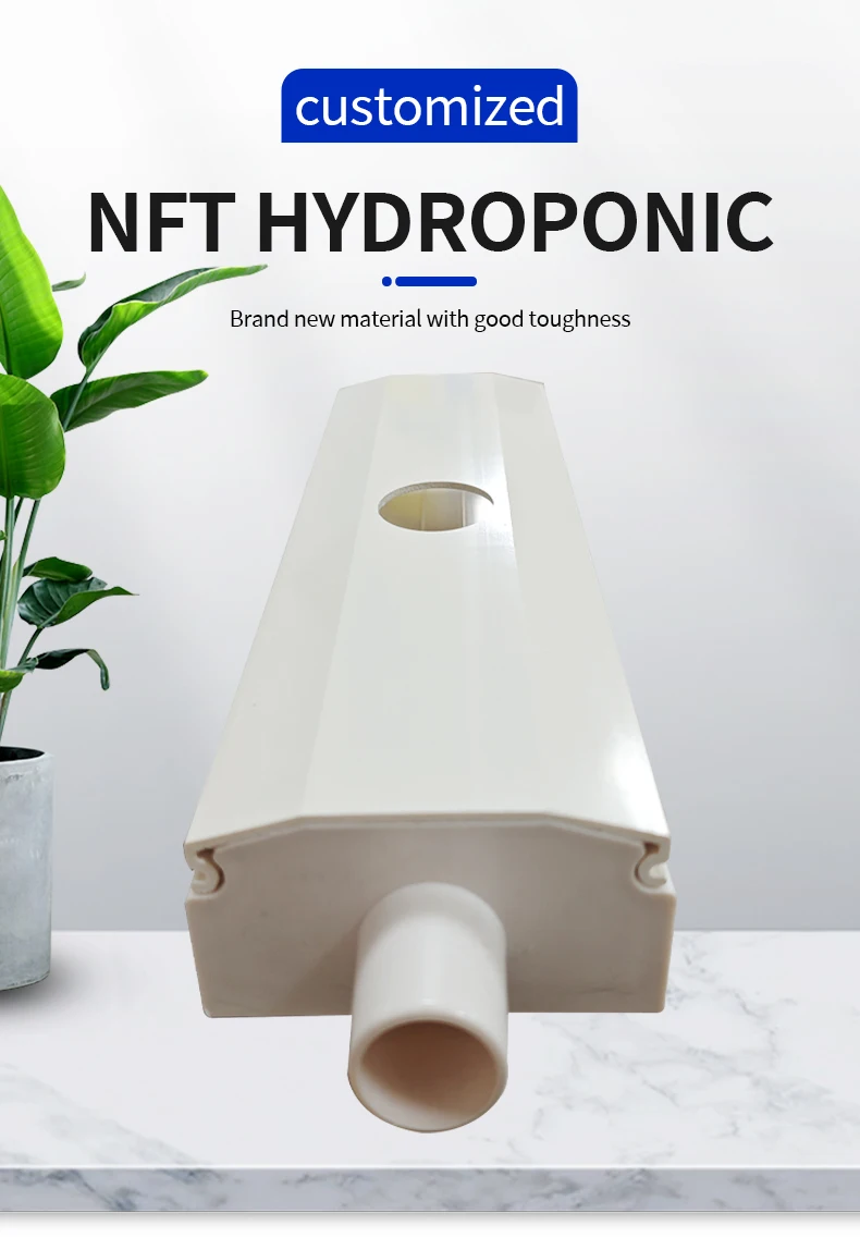 100x100 Nft Channel Customized Size Hydroponic Square Planting Pvc Pipe