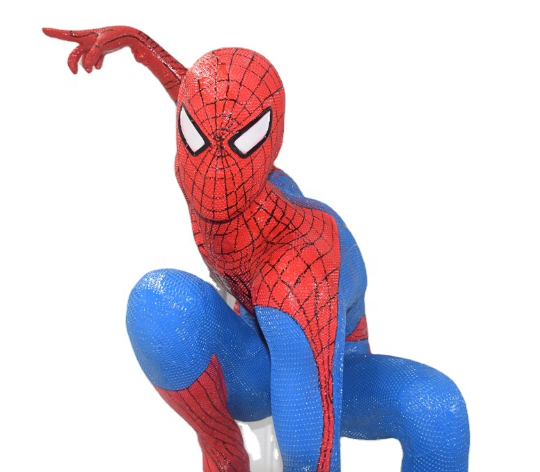 Реалистичная фигурка персонажа кино ручной работы в натуральную величину, статуя для украшения кинотеатра