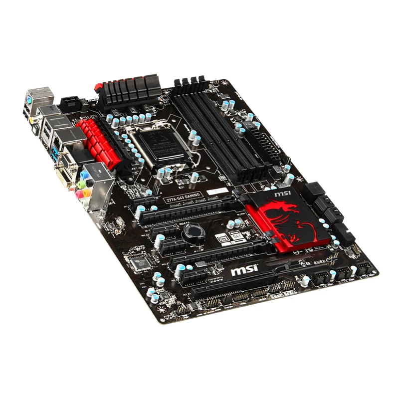 MSI Z77A-G45 GAMING Motherboard with Intel LGA 1155 Socket Supports 3rd Gen Intel Core I7/i5/i3/Pentium/Celeron Processors