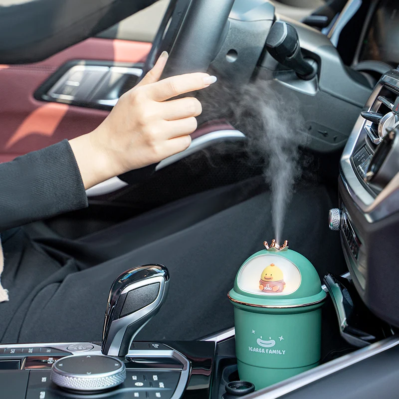 Fashion Crown Shape Air Humidifier Essential Oil Diffuser 500ml Humidifier Car Humidifier Air Purifier
