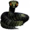 Víbora de oro negro de seda.