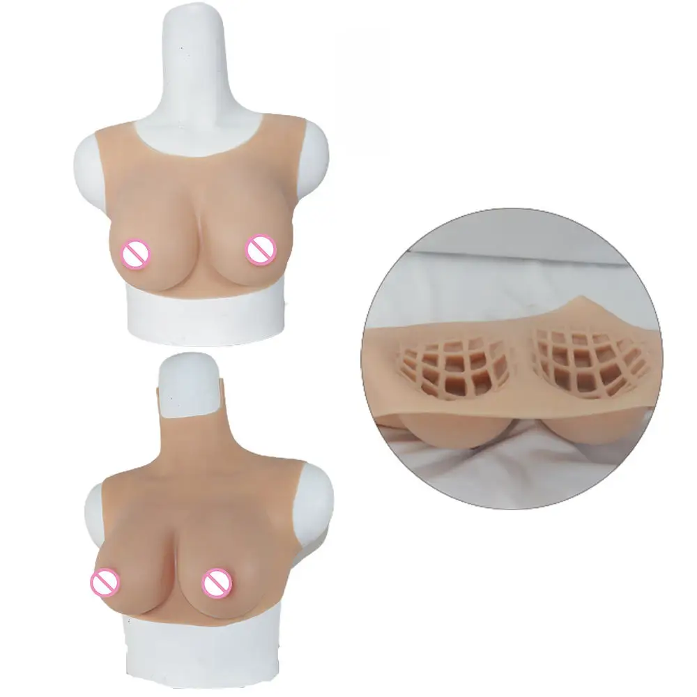 Supersoft  C-Cup  Silicone Breast Forms Fake Boobs Breast Prosthesis  Real Women Touch Feeling  for Crossdresser Transgender