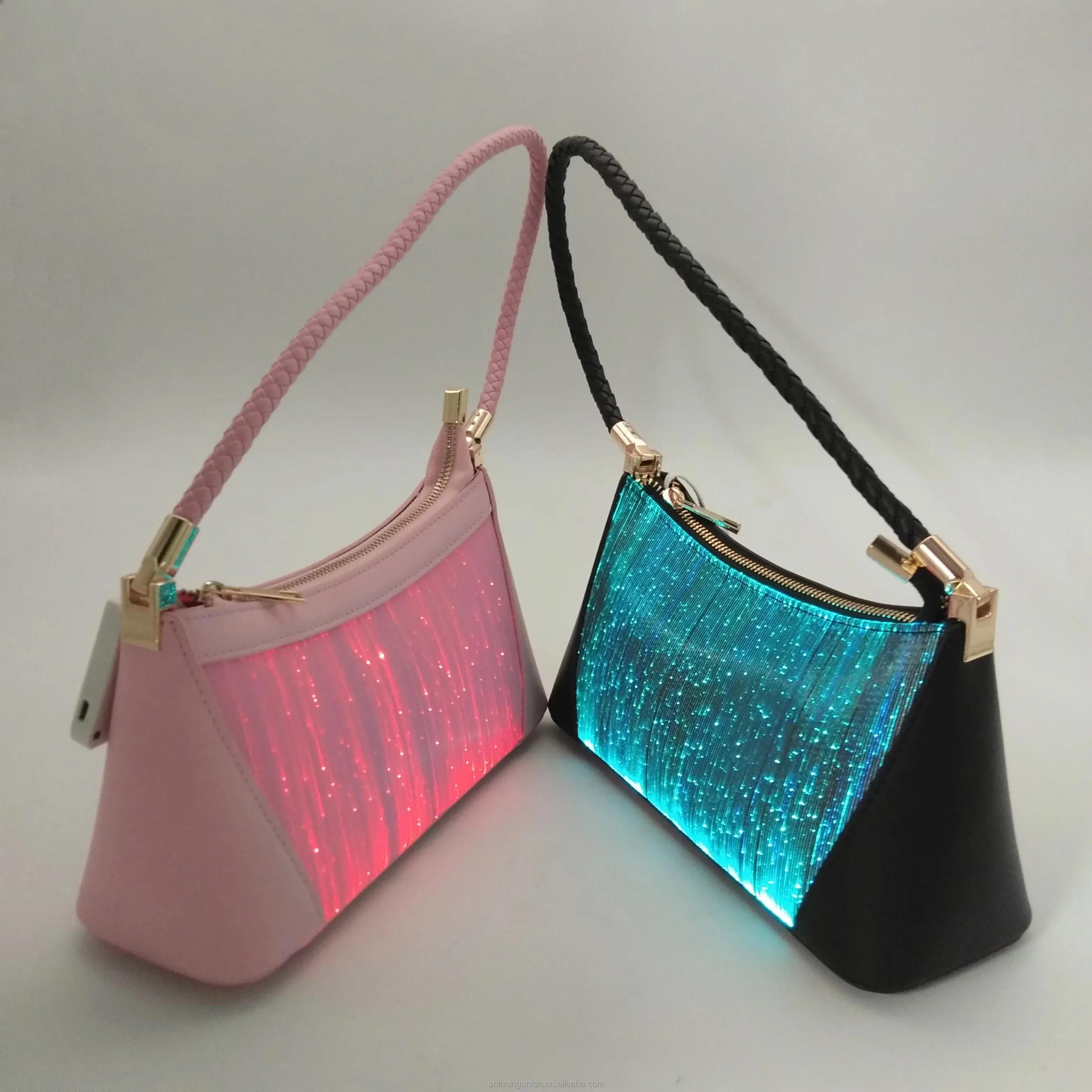 designer crossbody bags,Fiber Optic Light Up Crossbody Bag