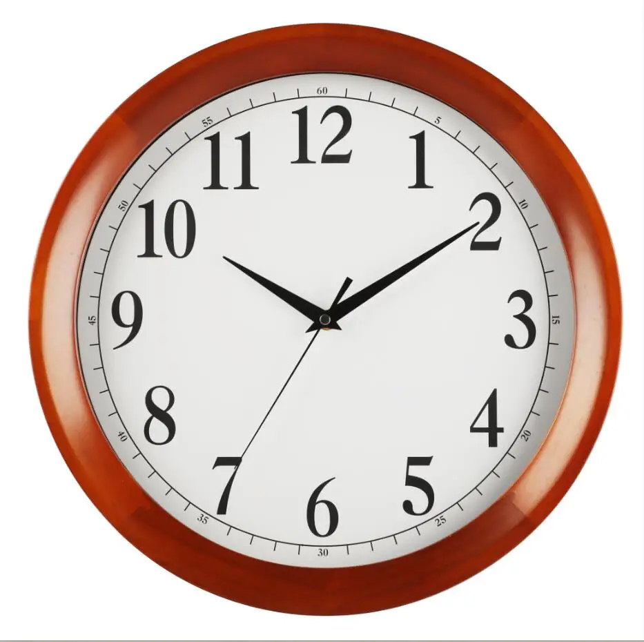 Factory Sale Home Decorative Living Room Retro Wooden Wall Clock
