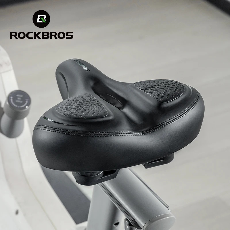 ROCKBROS通気性MTBビッグ自転車バイクサドルシートバット中空