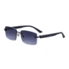 C2 Couleurs de grain de bois noir Gun Metal Gris progressif