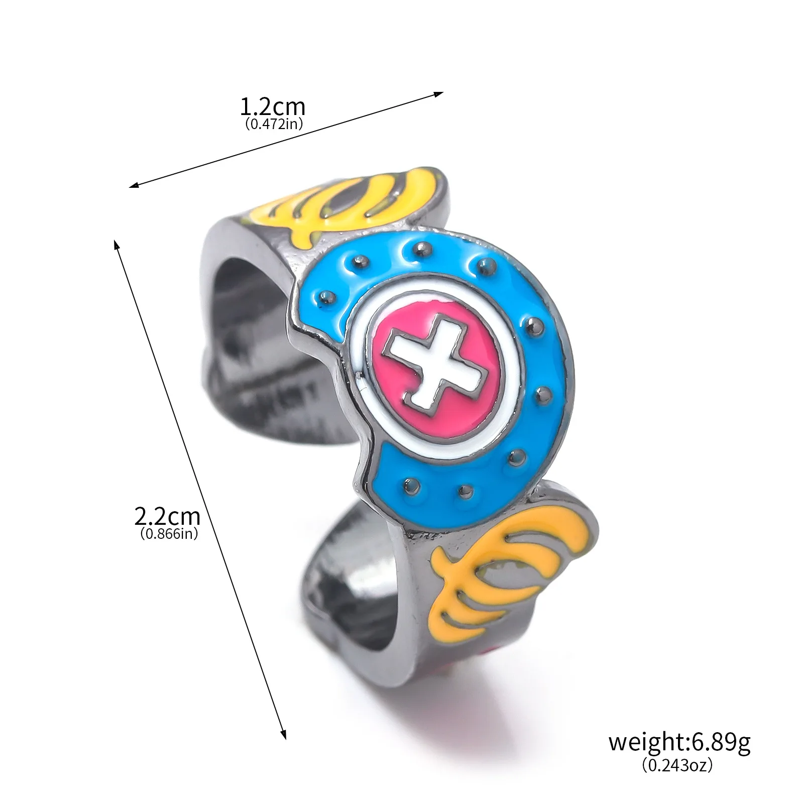 Wowei Anime One Piece Straw Hat Pirates Ring Luffy Zoro Sanji Nami 