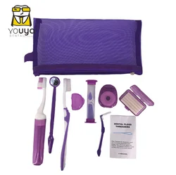 Стоматологический уход за полостью рта, стоматологический уход, набор ортодонтических зубных щеток, стоматологический дорожный набор