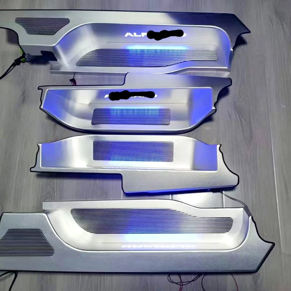 Car Led Illuminated Pedal With Car Logo Hiace Car Moving Led