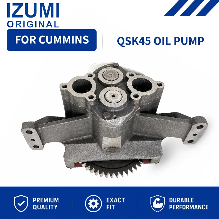 IZUMI ORIGINAL QSK45 6319711 3644520 4100710 3089847 Oil Pump for Cummins Excavators Dump Trucks Loaders Drilling Rigs