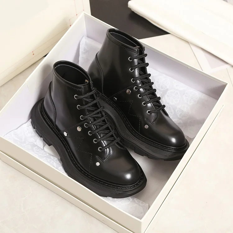 Women Oxford Shoes Black Oxford High Tops Platform Women Casual Shoes Lace Up Fashion Sneakers