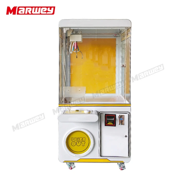 Оптовая продажа популярный привлекательный металлический шкаф плюшевый игрушечный кран машина с монетоприемным кукольным