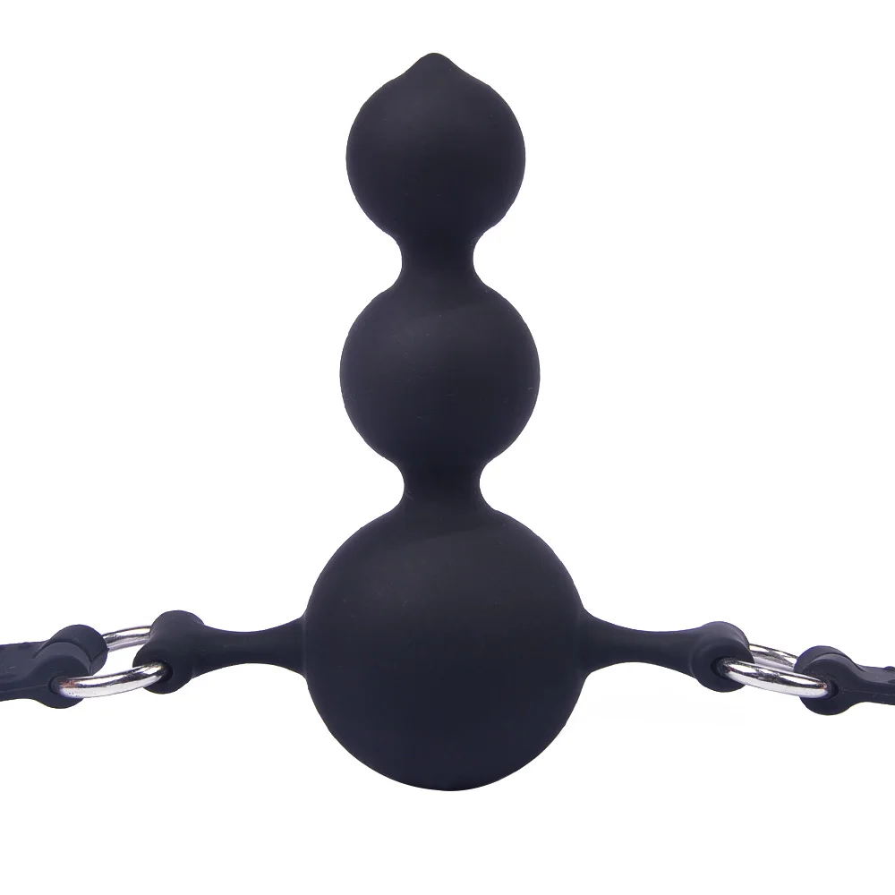 Buy Ball Gag Black Silicone Large - 2 inch by HappyNy Online at  desertcartINDIA