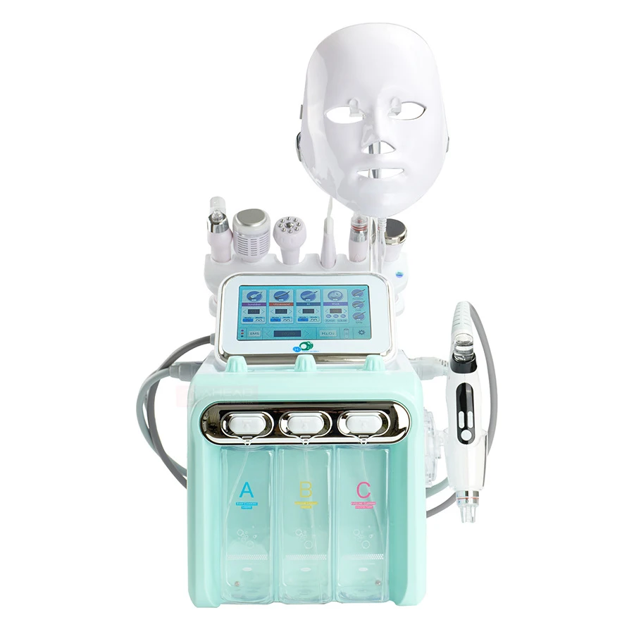 Multifunctional Portable Beauty Salon Equipment 8 In 1 H2o2 Small